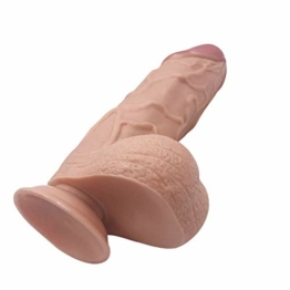 Dildó Pleasing Toy for weibliche Masturbation Fleisch 10 Zoll Durchmesser PVC - 1