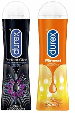 Durex Play Gleitgel Ausprobierpaket | Wärmend & Perfect Glide (2x 100ml) - 1