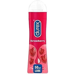 Durex Sweet Strawberry Gleit- und Erlebnisgel, mit Erdbeeraroma, 1er Pack (1 x 50 ml) - 1