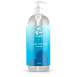 EasyGlide Gleitgel Wasserbasierend - Gleitgel Wasserbasis für Sexuelles Vergnügen - Nicht Klebend, Komdomfreundlich und Sicher mit sex spielzeug zu Verwenden - 1000ml - 1