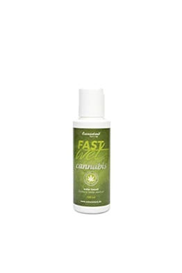 Extasialand Fastwet Cannabis Gleitgel 100 ml Gleitmittel auf Wasserbasis mit Sativa Hanfsamen Öl water based lube - 1