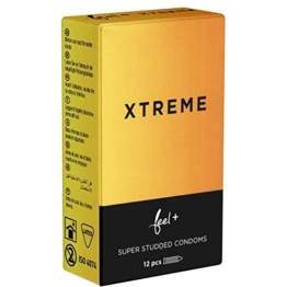 Feel Xtreme, extrem genoppte Kondome mit innovativer Supernoppen-Struktur, 1 x 12 Stück - 1