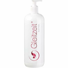 Gleitzeit® Gleitgel Wasserbasis PREMIUM 1 Liter Gleitmittel sensitiv - 1