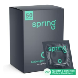 GoSpring GoLonger Kondome 50 Stück/Box Größe 53 mm - 1