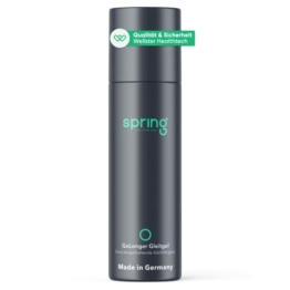 GoSpring GoLonger Lubricant for Men | Lubricant for Women | Silikon Gleitgel | Seidig zart und stimulierend | Für intensive Höhepunkte und mehr Spaß im Bett | 100ml - 1