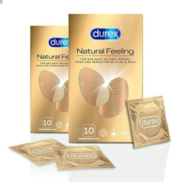 Kondome latexfrei für ein natürliches Haut an Haut Gefühl Durex Natural Feeling 20 Stück - 1