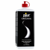 pjur ORIGINAL - Langanhaltendes, extra-samtiges Silikon-Gleitgel und Massageöl für mehr Genuss - kompatibel mit Latexkondomen - ohne Aroma, Parfüm oder Konservierungsmittel (1.000ml) - 1
