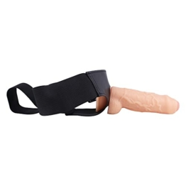 Realistischer Dildo Silikon-Dildo Verstellbarer Nylonriemen Lesbischer Masturbations-Masturbator G-Punkt-Stimulator Prostata-Massage Strapon-Dildo Und Sauger,Flesh - 1