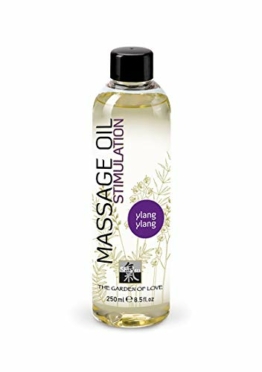 SHIATSU Aphrodisierendes Massageöl Ylang-Ylang, Massageoil für die sinnliche Partnermassage zur Stimulation, mit erlesenen Duft. - 1