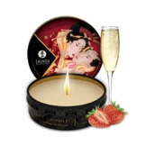 Shunga Massagekerze Romance, Erdbeere - 1