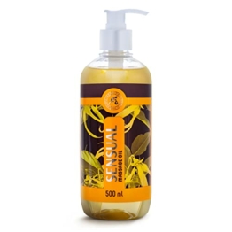 Sinnliches Massageöl 500 ml - Körperöl mit Jojobaöl - Mandelöl - Ylang Ylang Öl - Sandelholz Öl - Grapefruitöl - Entspannungsöl - Für alle Hauttypen - Liebesöl - Massageöl für Paare - 1