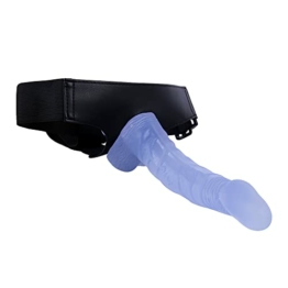 Umschnalldildo Aus Silikon Butt Plug Sexspielzeug Für Männer SM-Lesben-Sex-Spielset Realistischer Dildo Sexspielzeug Für Lesben Strap-on Dildo,Blue - 1